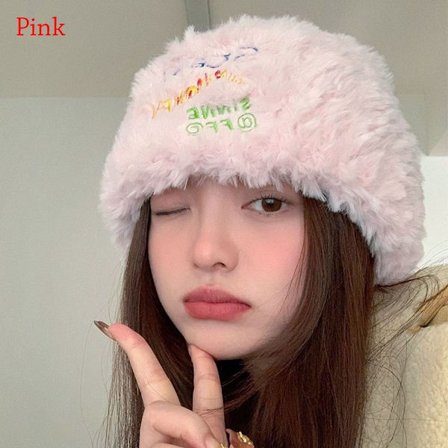 Plys Hat Beanie Hatte PINK