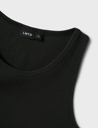 LMTD Nlfhinaja Sl Long Solid Tank Dress - Black - 164