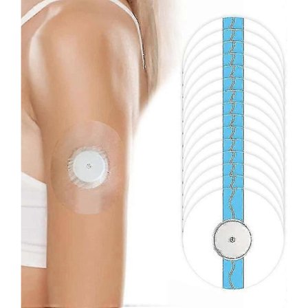 10-50 PAKK Sensorbeskyttelse for Libre 3, Vanntette-Freestyle Selvklebende Lapper, Transparent (LGL)