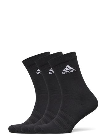 Crew Socks 3 Pairs Underwear Socks Regular Socks Svart Adidas Performance
