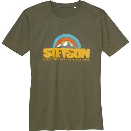 Stetson T-Shirt Outdoor Men ́s short-sleeved sweaters Green M
