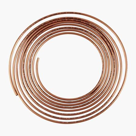 Biltema - Bremserør 3/16" kobber 50 m