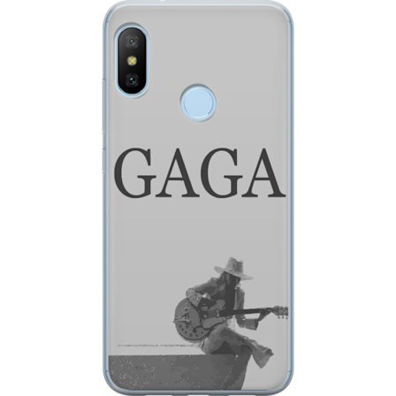 Kompatibelt Mobildeksel til Xiaomi Mi A2 Lite Stitch omgitt av blåbær med søt kawaii-stil teddybjørn