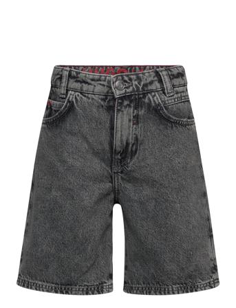 Denim Bermuda Shorts Hugo Kids Grey