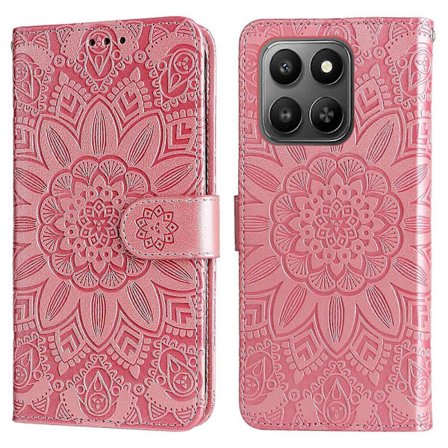 Kompatibel med Honor 400 Smart Case Solsikke Præget Læder Wallet Telefon Cover