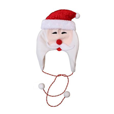Jultomtemössor för barn, roliga festmössor, julgranstomtemössa för vuxna och barn (långt rep gammal man mössa).