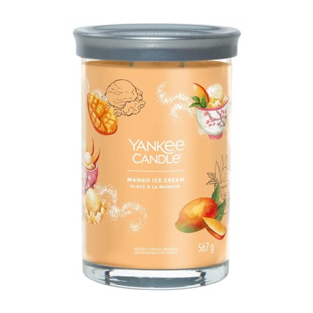 Yankee Candle Signature Tumbler Candles Mango Ice Cream 567g - Candela Profumata