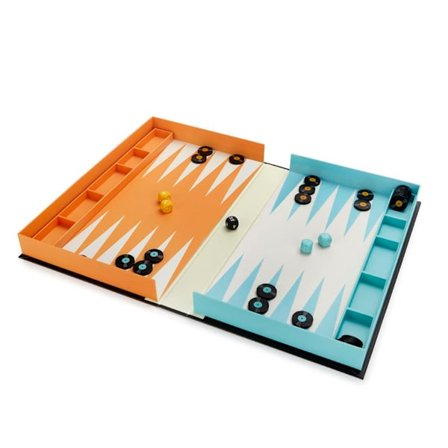 Balvi Backgammon Wooden Board Game Greatest Hits