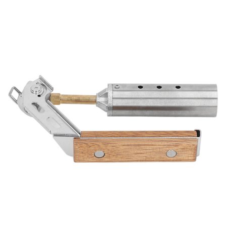 Flammekaster Foldbar Høj Effekt Udendørs Fakkel Bærbar Træhåndtag Houseables Fakkel til Picnic Madlavning