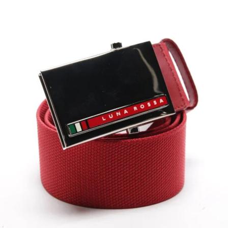 Prada Vintage Pre-owned Cotton belts röd, Herr Vintage Accessoarer, Herr, Storlek: ONE SIZE