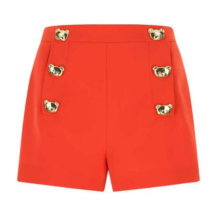 Moschino, Shorts Czerwony, Kobieta, Rozmiar: S