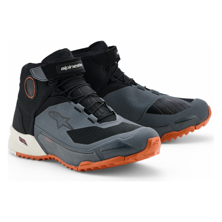 Motocyklové Boty Alpinestars CR-X Drystar Riding Černá/Tmavá Šedá 47