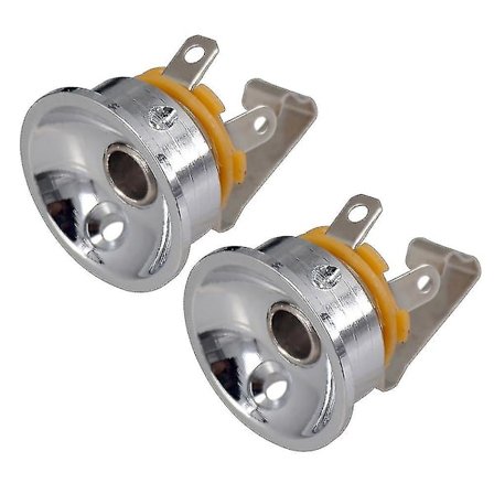 6,35 mm 1/4 tommer Guitar Jack Stikkontakt Plade Til Tl Guitar Dele Tilbehør, C (tangling)-yuhao