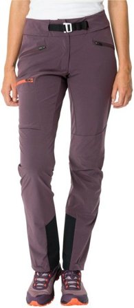 Vaude Tekoa Biobased Pants naisten vaellushousut, violetti - Softshell-Housut