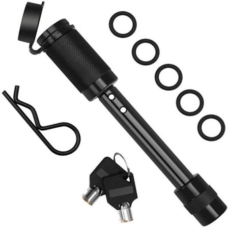 5/8 tommer anhængertræk lås hitch pin lås med nøgler til modtager træk lastbil RV Universal