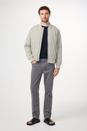 NN.07 Tony Hose Herren Grau Bio-Baumwolle