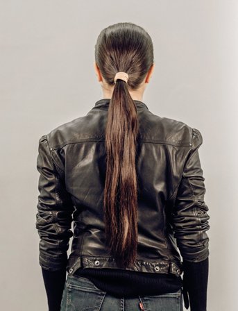 Corinne Leather Band Short Narrow Bendable - Brown - ONE SIZE