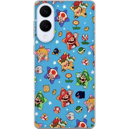 Kompatibelt Mobilskal till Samsung Samsung Galaxy S25 Edge Nintendo Mario Mönster Switch Spel