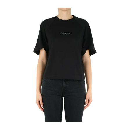 Stella McCartney, T-Shirt 603656 Sow 77 Czarny, Kobieta, Rozmiar: M