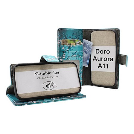 Skimblocker Doro Aurora A11 Plånboksfodral Design