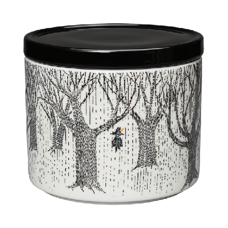 Arabia Muminburk med lock, 70 cl Köksförvaring