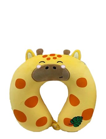 Puckator Relaxeazzz Nico The Penguin Adoramals Plush Memory Foam Travel Pillow - Yellow - ONE SIZE