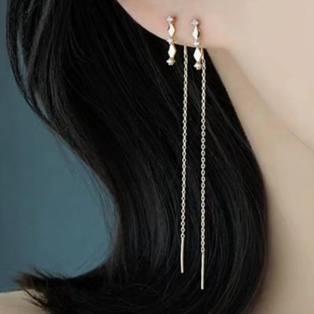 Lange øreringe - 1 par