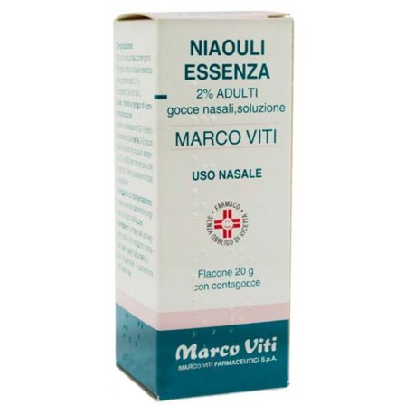 Marco Viti Niaouli Essenza Adulti Gocce Nasali 20g 2%