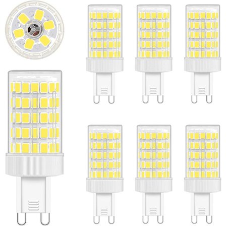 G9 LED-lamppu kylmä valkoinen, 10W 6000K 900LM AC 220V 6 kpl -FA7-