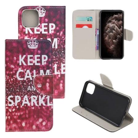 Wonderland iPhone 11 Pro flip etui - Citat Bevar Roen Og Gnisten Multicolor