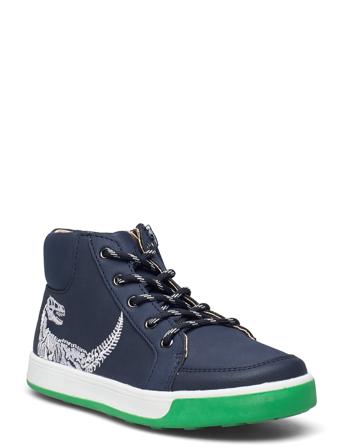 Jnr Runaround Låga Sneakers Blå Joules