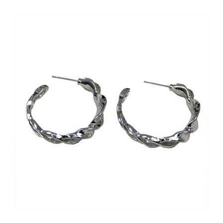 Complement Snurrad Creol Örhängen Dam Silver