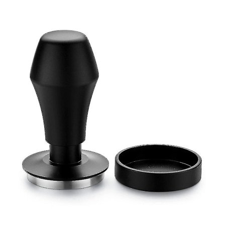 V4 Kaffepresser med Fjeder - 53,3 mm - Barista Espresso Tamper med 15lb / 25lb / 30lbs Udskiftning