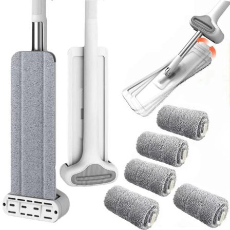 Klem moppe Magic Flat Håndfri Vask Doven mopper til hus gulv rengøring husholdning rengøring værktøj