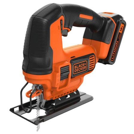 Black & Decker BDCJS18-QW Pistosaha sis. akun ja laturin, Koneet