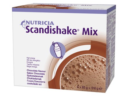 Scandishake Mix Sjokolade, 6x85 g