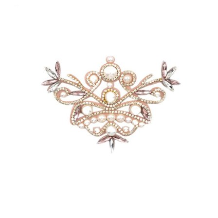 Shoe Clips Charms High Heel Rhinestone PINK