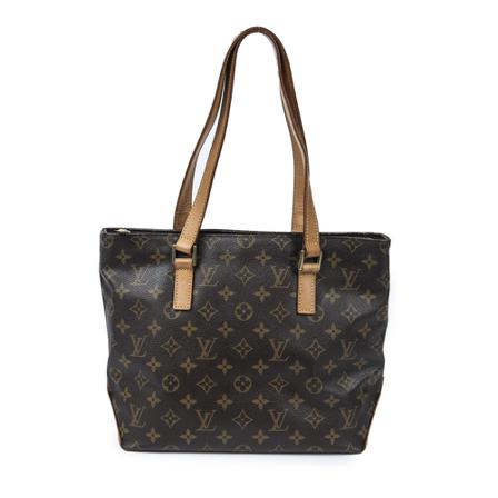 Louis Vuitton Vintage Pre-owned Cabas Piano Monogram Tote Taske Brun, Dame Vintage Tasker, Størrelse: ONE Size