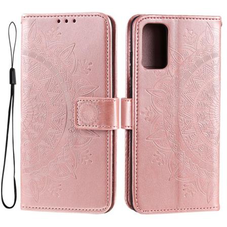 SKALO Samsung A53 5G Mandala Flip Cover - Rosa guld Pink gold