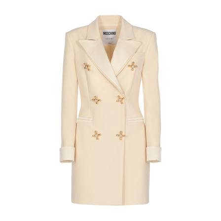 Moschino, Short Dresses Beige, Dames, Maat:S