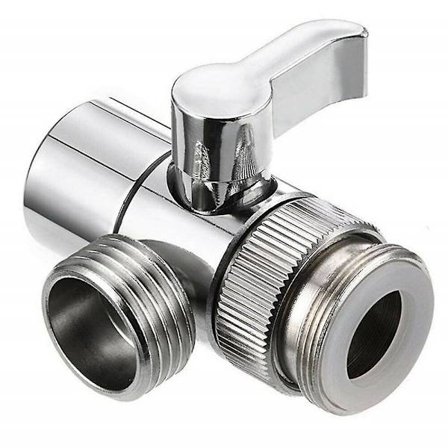 Switch Faucet Adapter 3 Way Tee Connector Shower Head Diverter Valve Home Improvement Shower Faucets Water Separator