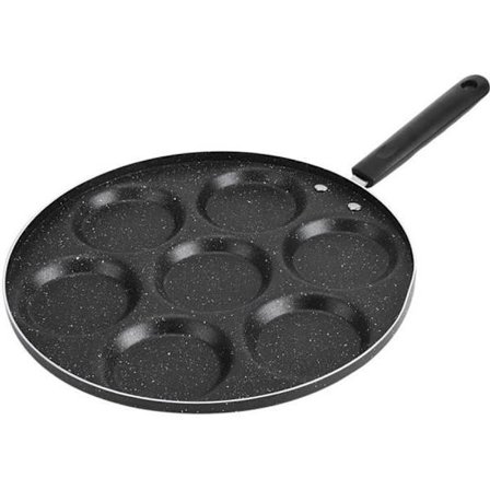 MEIHE 7 Huller Non-Stick Stegepande til Spejlæg Køkkenredskab