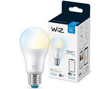 WIZ Wi-Fi BLE TW/8.5W A60 927-65 E27 12/1PF - Skapa en mysig miljö hemma med WiZ A60 LED-lampa