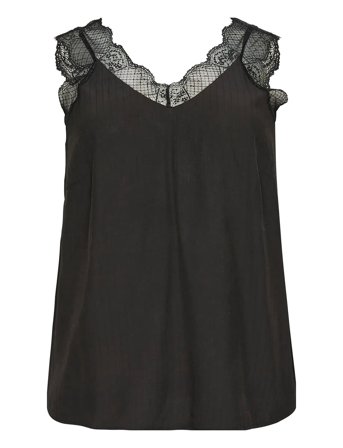 Kcjakobine Top Black Kaffe Curve