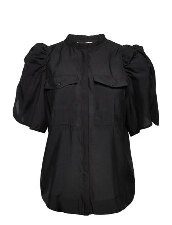 Cmmolly-Sh Blouses Short-sleeved Musta Copenhagen Muse