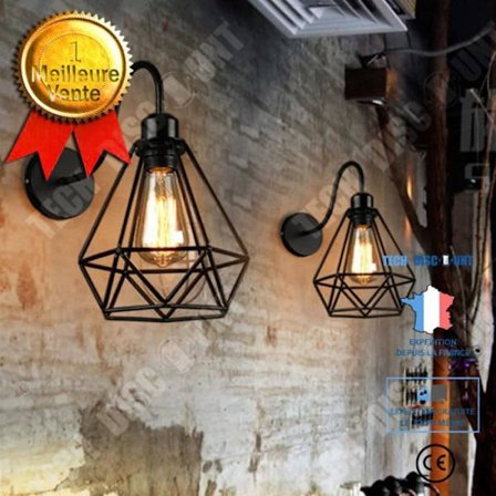 Vägglampa - TD - LED - Svart - 1 E27-lampa - Modernt europeiskt stil