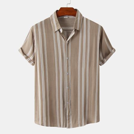 T-shirt Med Geometriskt Print För Män
