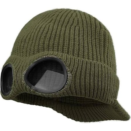 Miesten Newsboy-lippis hiihtolasien kanssa, lämmin fleece-visiiri, beanie-lippis, ulkoilmakäyttöön, neulottu lippis, talvilippis