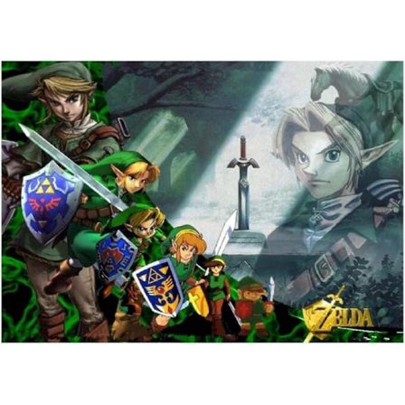 Puinen palapeli 1000/500/300 osaa Anime Legend of Zelda Julisteet Aikuisten lasten lelut Dekompressiopeli, Aikuisten Lasten Lapsi Aikuiset Puun 