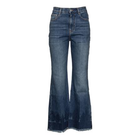 Stella McCartney, Wide Jeans Blauw, Dames, Maat:W28